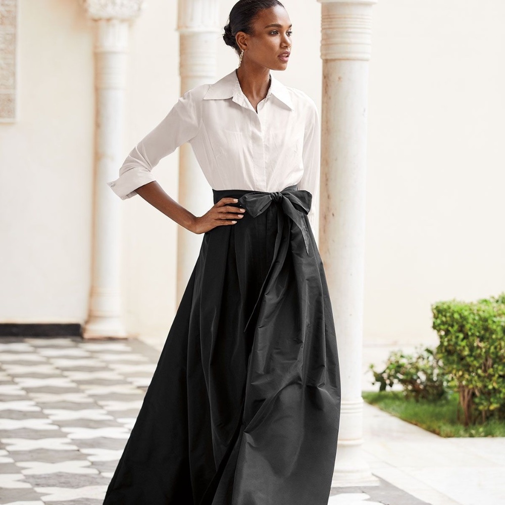 Teri Jon Color Block gown
